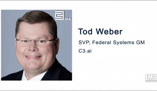 Tod Weber Named C3 AI Federal Systems Group Head