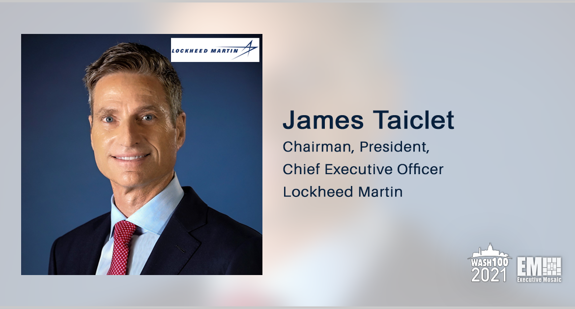 Lockheed Posts 5% Sales Growth for Q2; James Taiclet Quoted