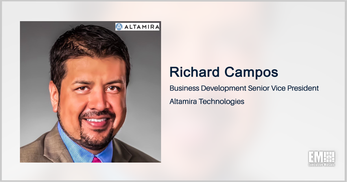 Raytheon Vet Richard Campos Named Altamira Business Development SVP