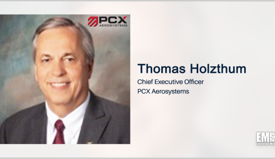 Thomas Holzthum Promoted to PCX Aerosystems CEO