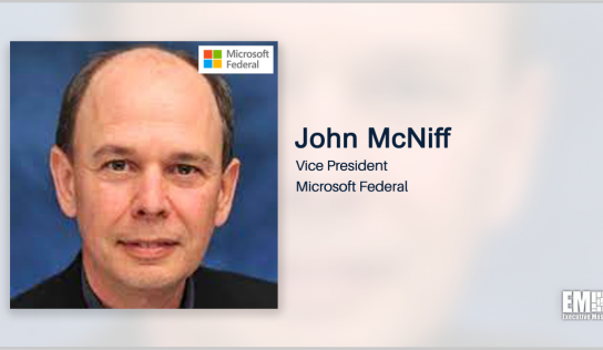 John McNiff Elevates to Microsoft Federal VP Role