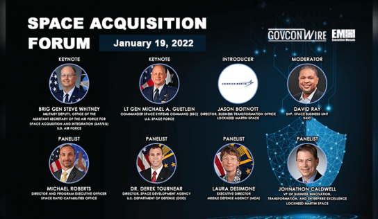 USAF, USSF Officials to Discuss Military Space Acquisition in GovCon Wire Forum Keynotes