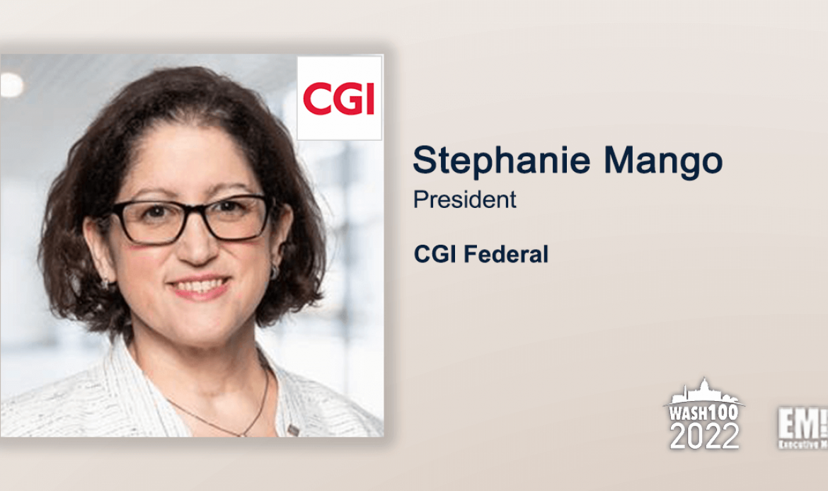 CGI Federal President Stephanie Mango Secures 1st Wash100 Recognition