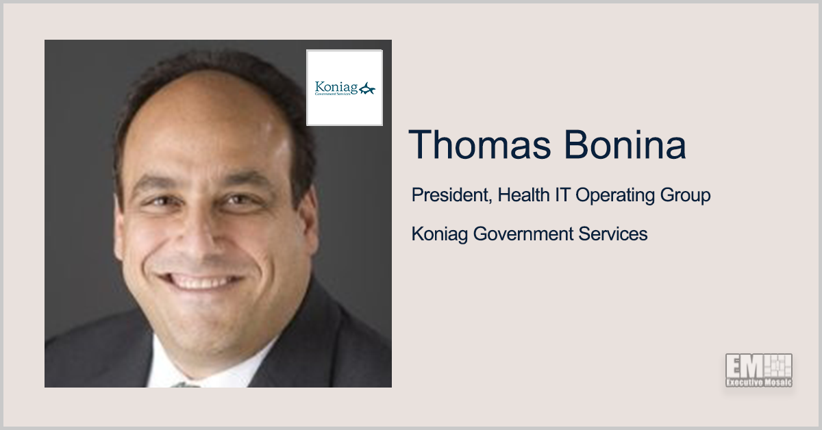 Thomas Bonina Promoted to Koniag Government Services Health IT President