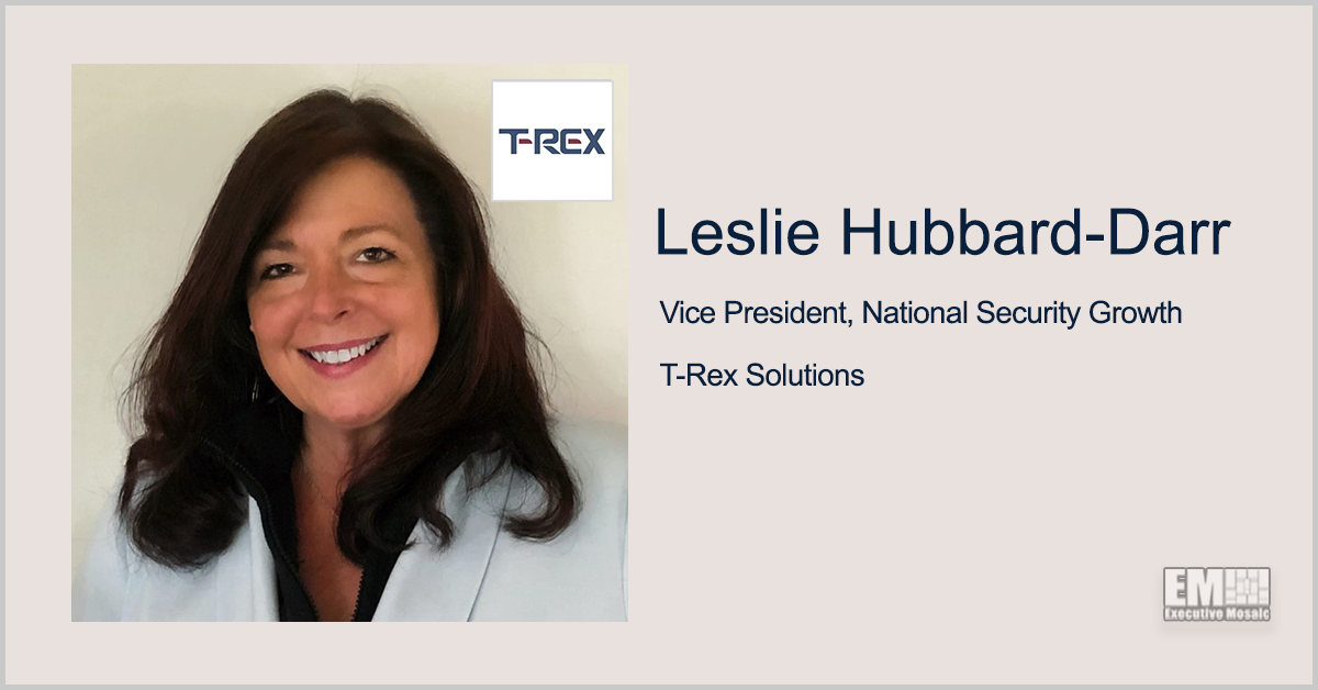 Leslie Hubbard-Darr Named T-Rex National Security Growth VP