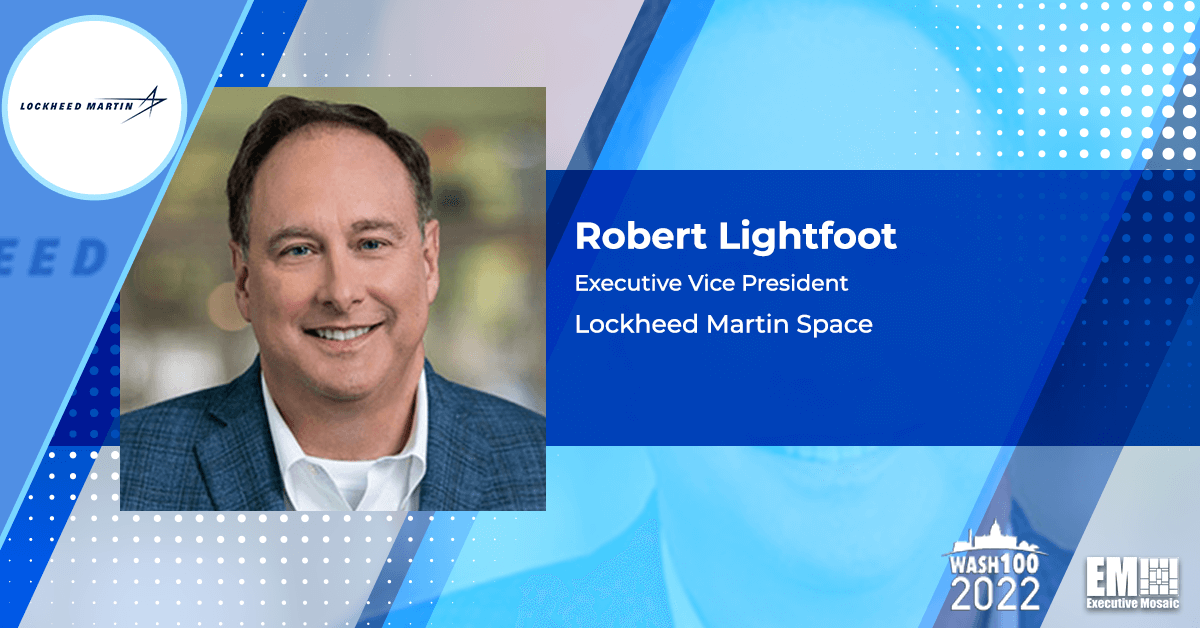 Lockheed Spacecraft Headed to Lunar Orbit for NASA’s Uncrewed Artemis Mission; Robert Lightfoot Quoted