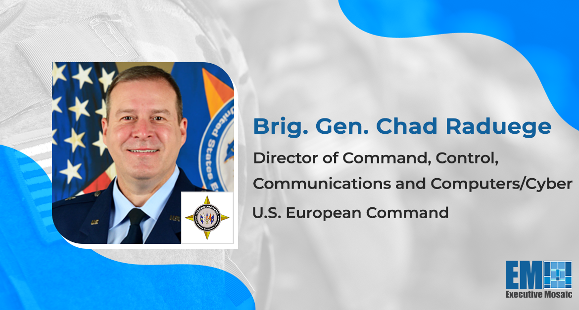 Brig. Gen. Chad Raduege Talks Data Sharing & Collaboration in JADC2 Initiative