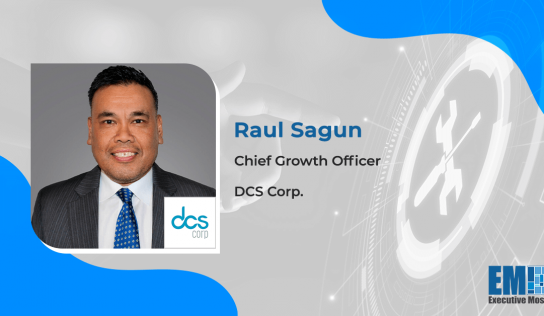 Raul Sagun Promoted to DCS Chief Growth Officer