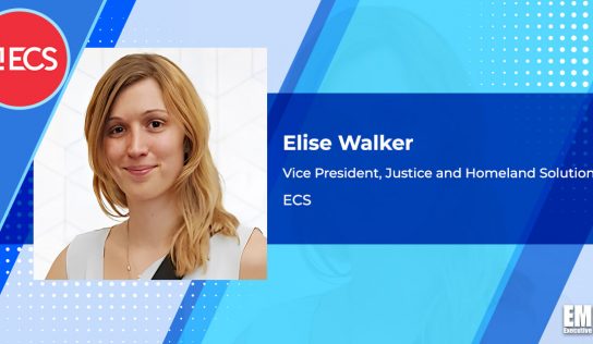 ECS Elevates Elise Walker to Justice & Homeland Solutions VP Role