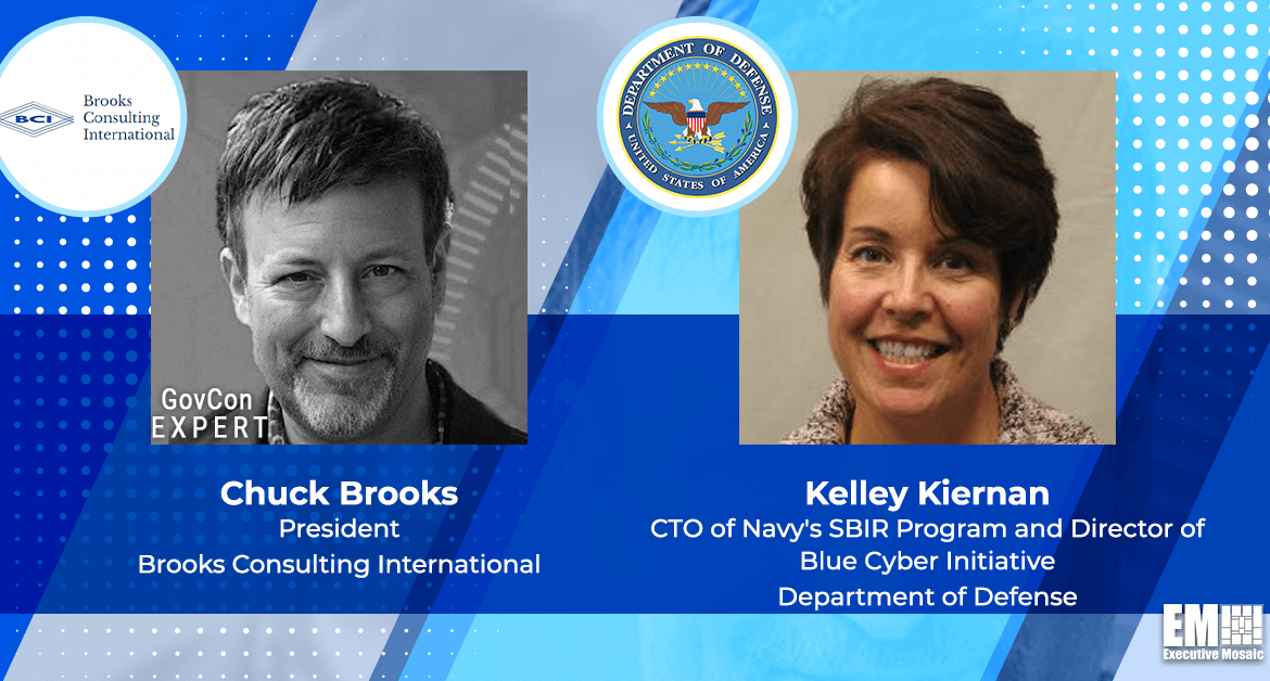 GovCon Expert Chuck Brooks Looks Into Blue Cyber Initiative with Director Kelley Kiernan