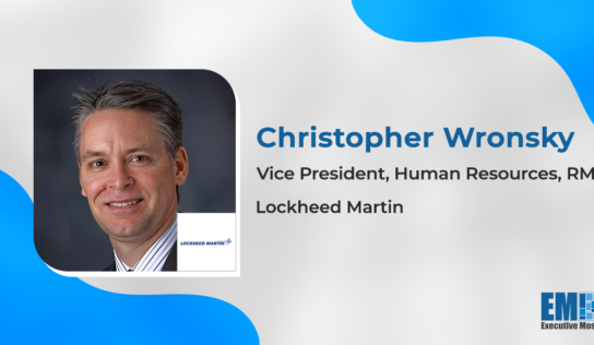 Christopher Wronsky to Assume Lockheed SVP, Chief HR Officer Roles in September