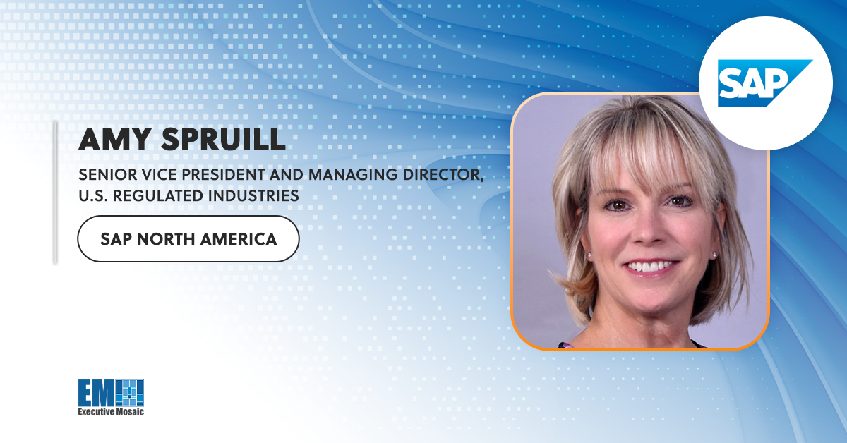 Amy Spruill Appointed Regulated Industries Practice Lead at SAP North America