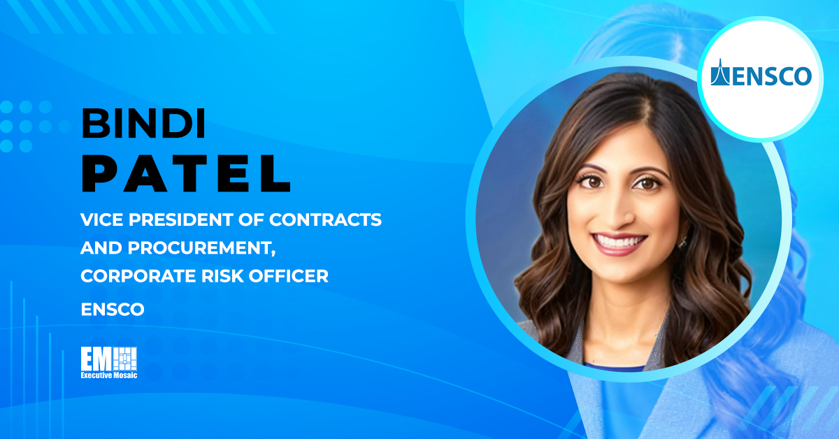 Bindi Patel Named Contracts & Procurement VP, Corporate Risk Officer at Ensco; Jeff Stevens Quoted