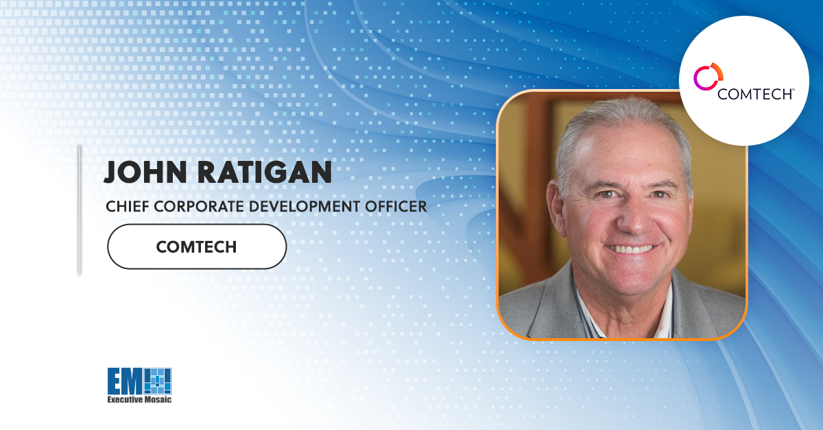 John Ratigan Appointed Chief Corporate Development Officer at Comtech