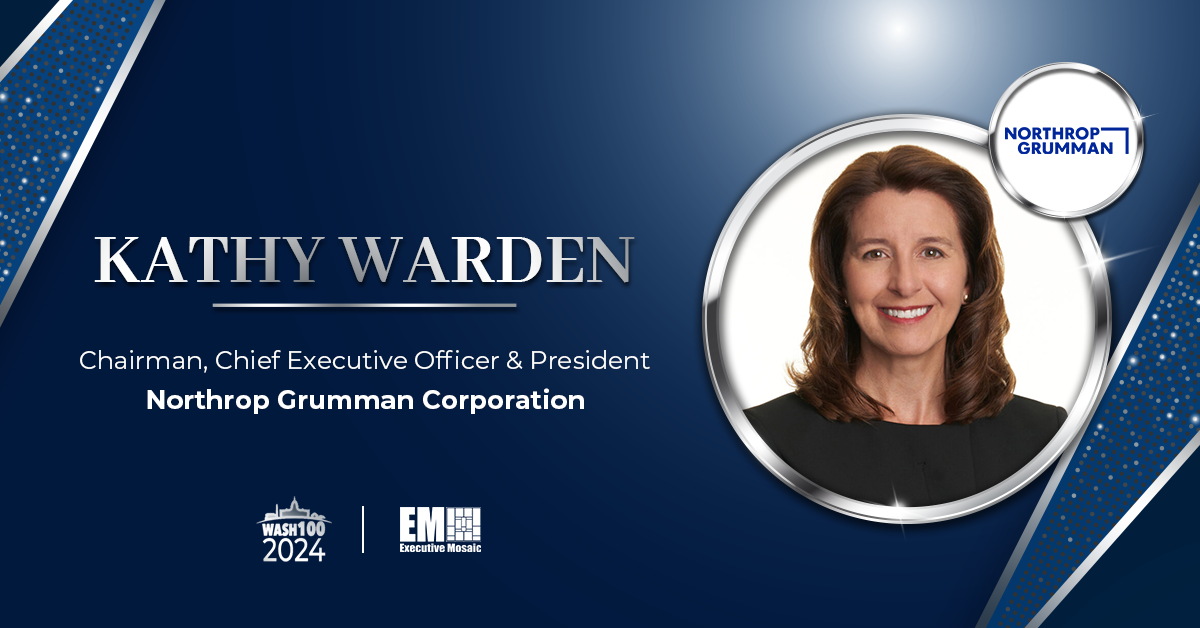 Northrop Grumman CEO Kathy Warden Wins 9th Wash100 Award for Spearheading Strategic Company Expansion