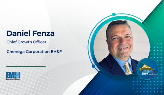 Daniel Fenza Appointed Chief Growth Officer at Chenega EH&F