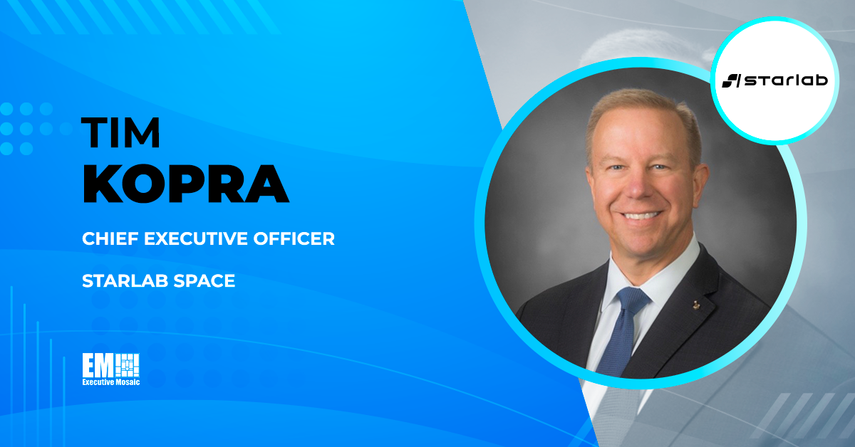 Tim Kopra Named Starlab Space CEO in Series of Executive Appointments