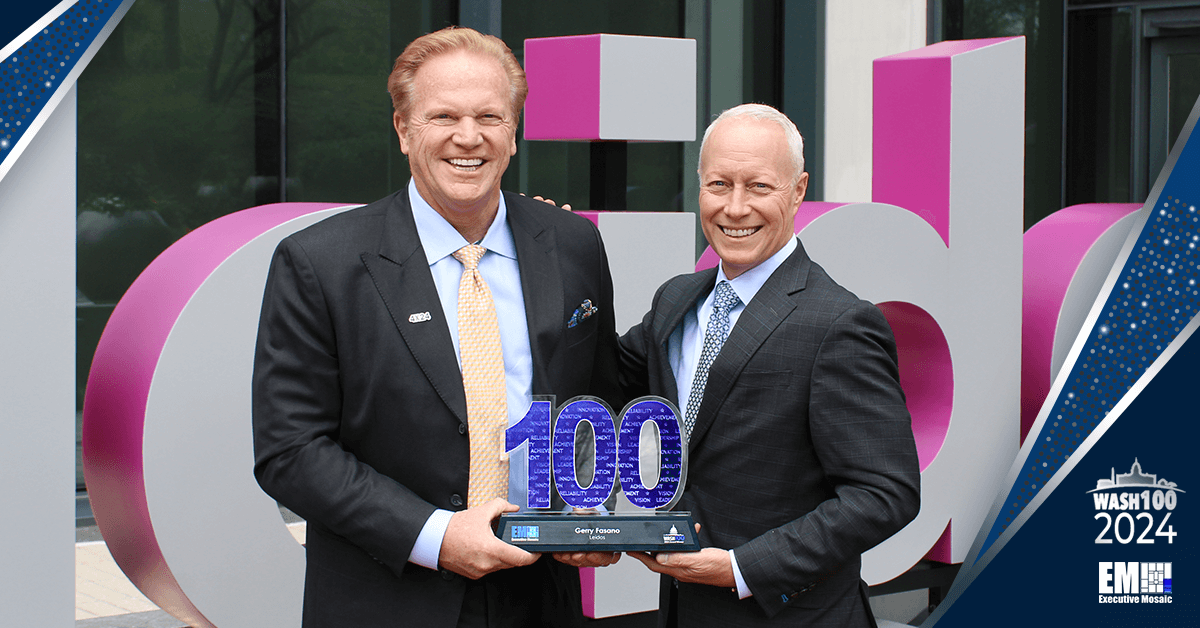 Leidos GCO Gerry Fasano Receives 2024 Wash100 Award