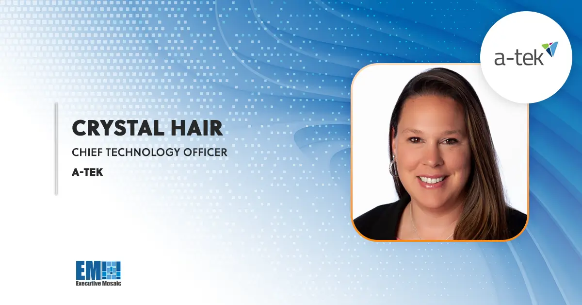 Crystal Hair Takes on Chief Technology Officer Role at A-TEK