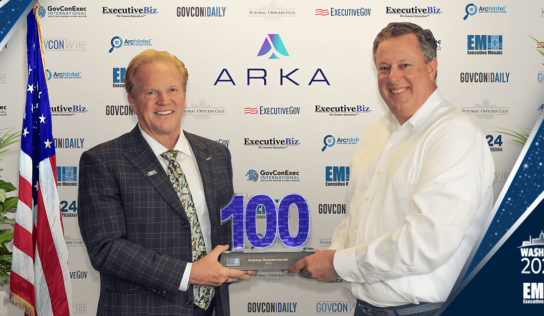 ARKA CEO Andreas Nonnenmacher Accepts 2024 Wash100 Award